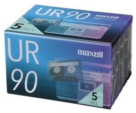 マクセル オーディオカセットテープ UR-90N5P ノーマル 90分 (5巻パック)