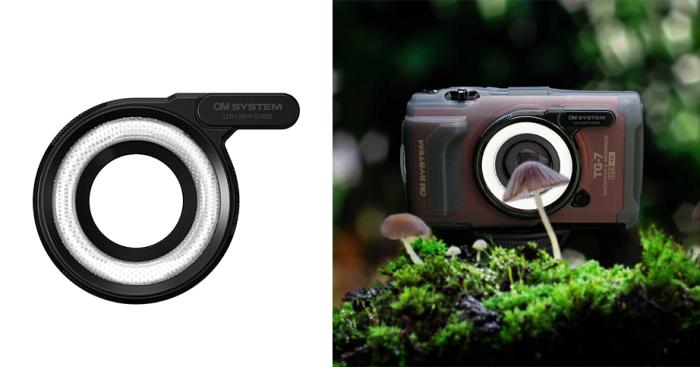 【送料無料】【ポスト投函】OMデジタル　LEDライトガイド LG-1　/　TG-7用　/　オリンパス　OLYMPUS　TG-6、TG-5他対応 商品画像2：hitmarket