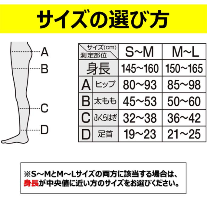 【SMサイズ】スリムウォーク メディカルリンパ（ストッキング） 着圧 美脚 ピップ むくみ 商品画像8：HOTMART PLUS