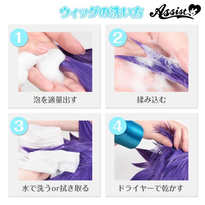 アシストウィッグ ポイントリセッター ウィッグ コスプレ ヘアセット シャンプー 泡タイプ 商品画像2：HOTMART PLUS