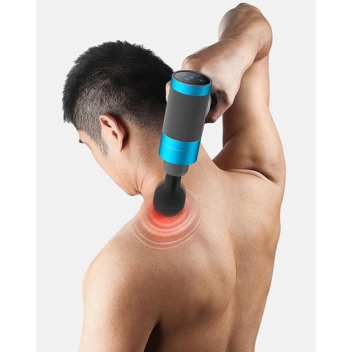 マッサージガン 電動マッサージ器 筋肉リラックスマシン 筋膜リリース機器 肩・背中・腕・腰・脚・太もも全体 ストレス解消 疲労回復 商品画像2：insert