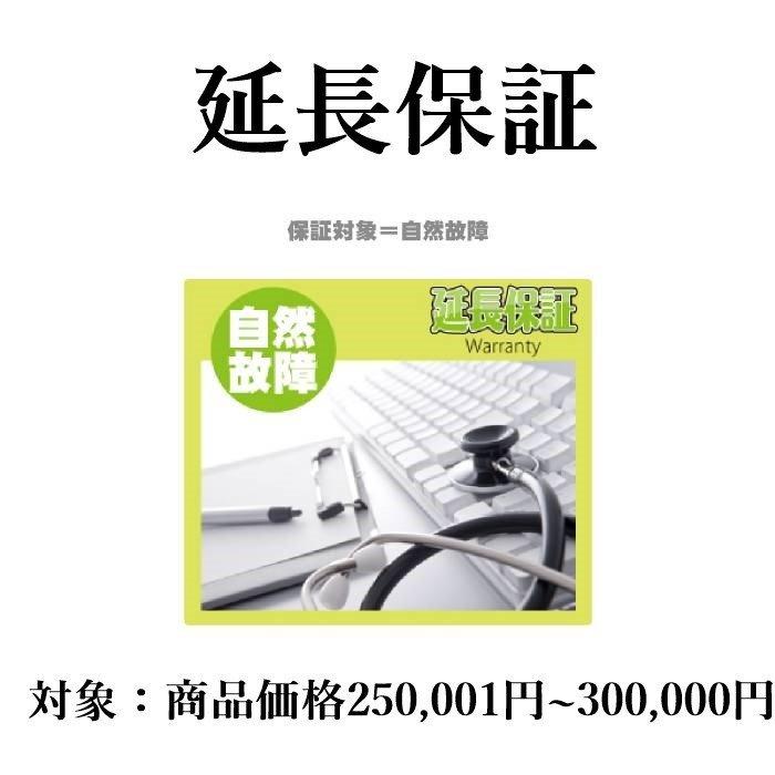 5年延長保証（自然故障プラン）商品価格250,001円～300,000円