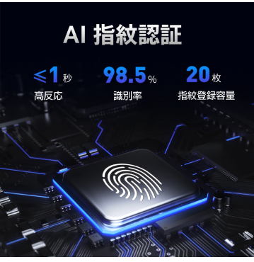 自転車 鍵 盗難防止 指紋認証 ワイヤーキーチェーン 激安 AUTOKEYC3 送料無料 商品画像2:insert