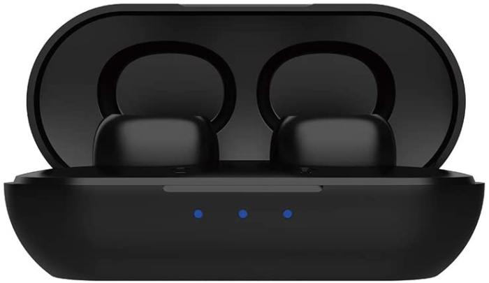 ワイヤレスイヤホン Bluetooth5.0 ブラック ワイヤレストゥルーワイヤレスステレオトレーニングマイク付きイヤホン (BTH-239,Black) 激安 送料無料 TAL-3 商品画像2：insert