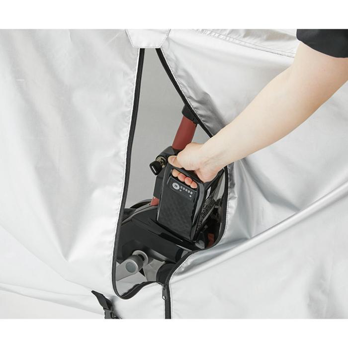 Panasonic パナソニック サイクルカバー Lサイズ リアバスケット対応 NSAR159 商品画像2：じてんしゃ家族