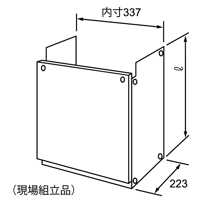 ガス給湯器用オプション　配管カバー　H39-K　450　ノーリツ（Noritz）　0700677　給湯器関連部材 商品画像2：フォーシーズンプラス