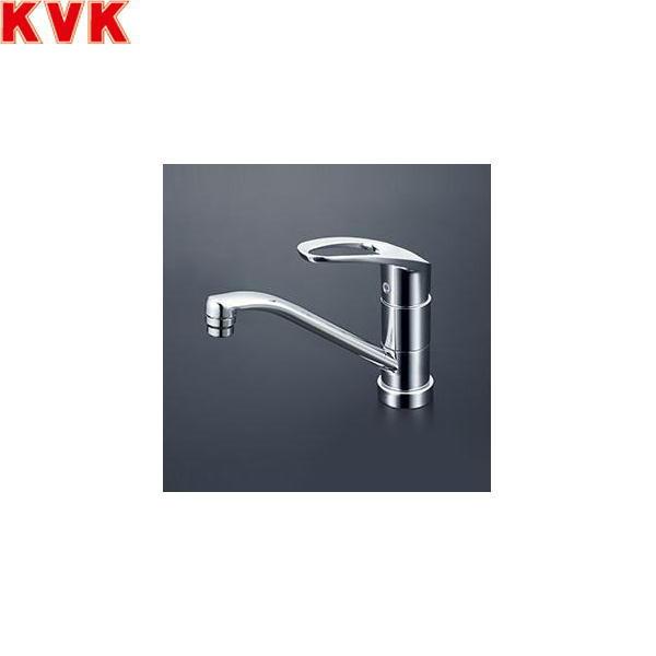 KVK 流し台用シングルレバー式混合栓・吐水口回転規制80° 200mmパイプ付(寒冷地用) KM5011ZTV8R2 (水栓金具) 価格比較 