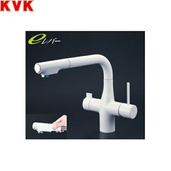 KM6121ECM4 KVKビルトイン浄水器用シングルシャワー付混合栓 水栓本体のみ マ･･･
