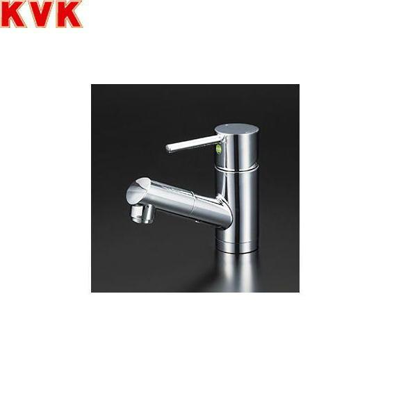 KVK (寒)洗面用シングルレバー式混合栓(eレバー)KM8021ZTEC 浴室、浴槽、洗面所