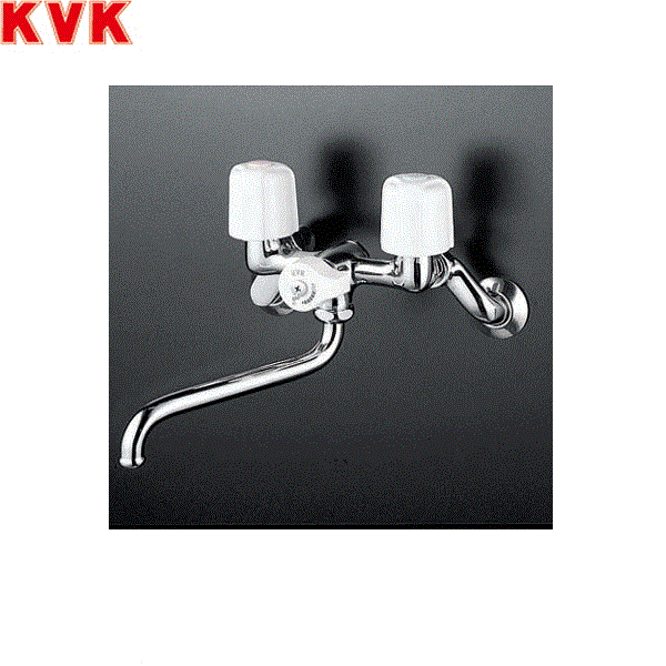 KM103N2 KVK一時止水付2ハンドル混合栓 一般地仕様 送料無料