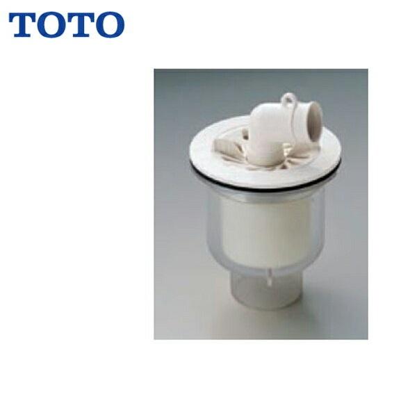 TOTO洗濯機パン用排水トラップPJ002 ABS製透明縦引き 送料無料
