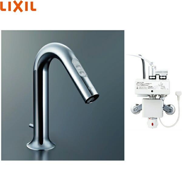 AM-323TV1 リクシル LIXIL/INAX 洗面器・手洗器用自動水栓 オートマージュMX 手動・湯水切替スイッチ付 サーモスタット付 送料無料