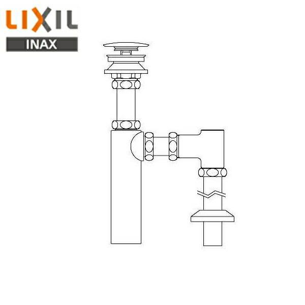 LF-731SAC リクシル LIXIL/INAX 排水金具 呼び径25mm・床排水ボトルトラップ 送料無料 商品画像1：住設ショッピング