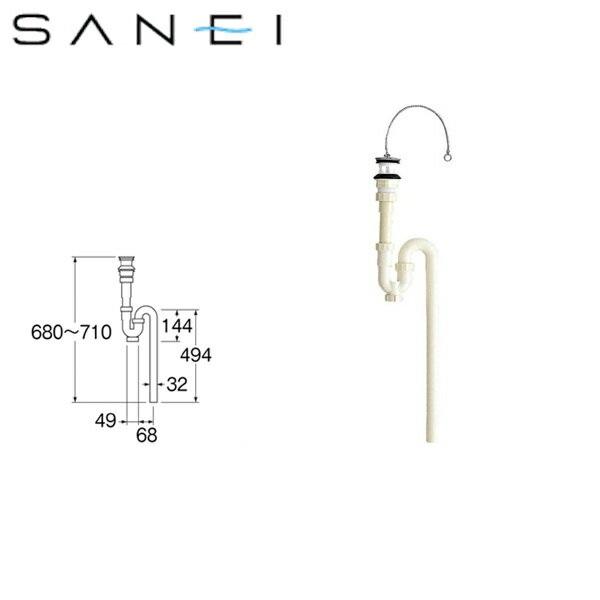 H770-38 三栄水栓 SANEI 洗髪排水栓付Sトラップ 商品画像1：住設ショッピング