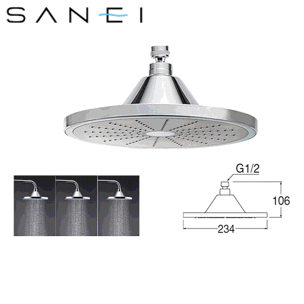 S1040F1 三栄水栓 SANEI 回転シャワーヘッド 送料無料 商品画像1：住設ショッピング