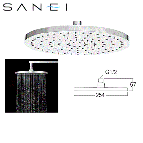 S1040F5 三栄水栓 SANEI 回転シャワーヘッド 送料無料