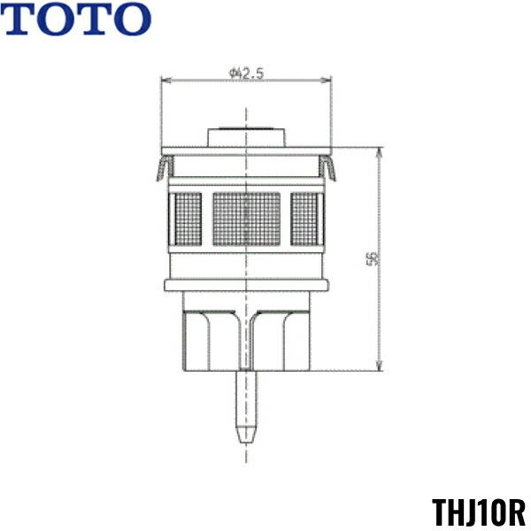 THJ10R TOTO トイレまわり取り替えパーツ フラッシュバルブ用ピストンバルブ部 送料無料 商品画像1：住設ショッピング