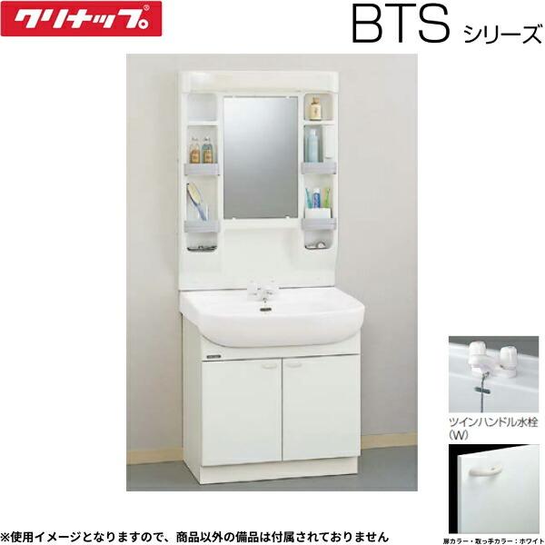 BTSL75TWIJTSI+M-751CHVN クリナップ CLEANUP 洗面化粧台+ミラーキャビネット･･･