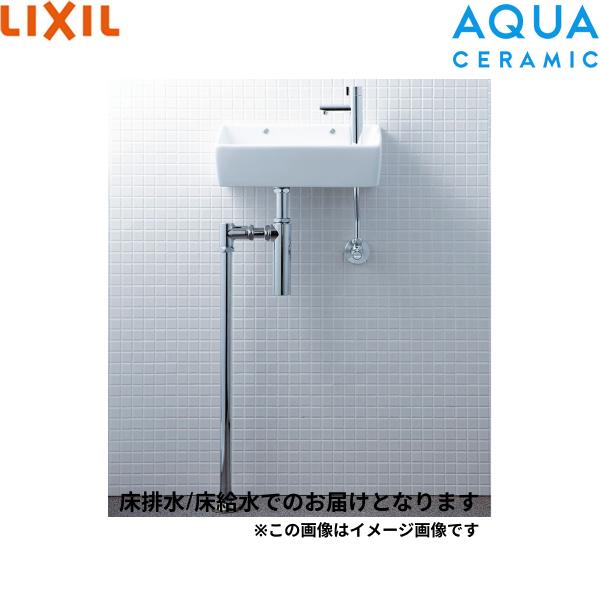 YL-A35HQ/BW1 リクシル LIXIL/INAX 狭小手洗シリーズ手洗タイプ 角形 床給水/･･･