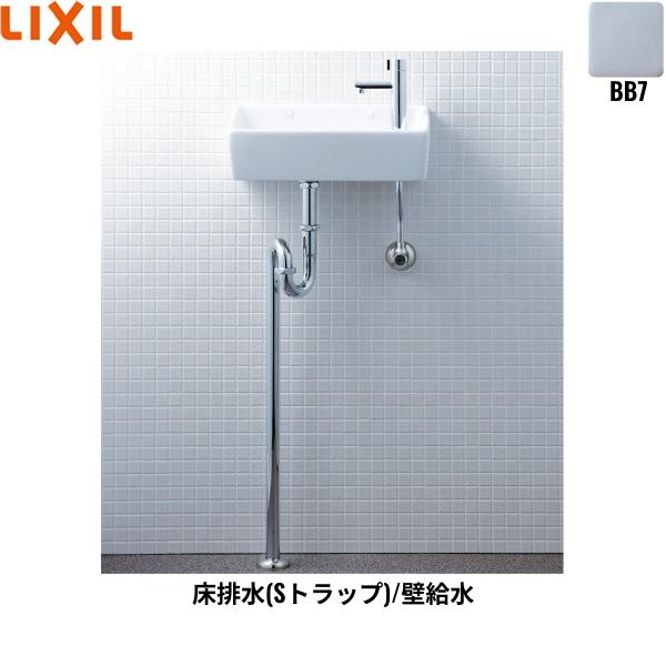 リクシル LIXIL/INAX 狭小手洗シリーズ手洗タイプ 角形 L-A35HA/BB7 壁給水/･･･