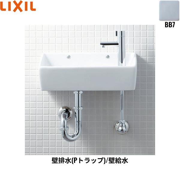 リクシル LIXIL/INAX 狭小手洗シリーズ手洗タイプ 角形 L-A35HC/BB7 壁給水/･･･