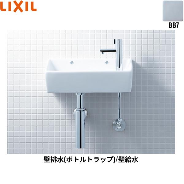 リクシル LIXIL/INAX 狭小手洗シリーズ手洗タイプ 角形 L-A35HG/BB7 壁給水/･･･