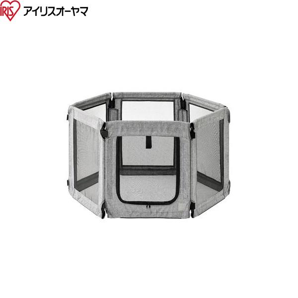 AOPS-6P アイリスオーヤマ 洗える折りたたみペットサークル ホワイト 送料無･･･