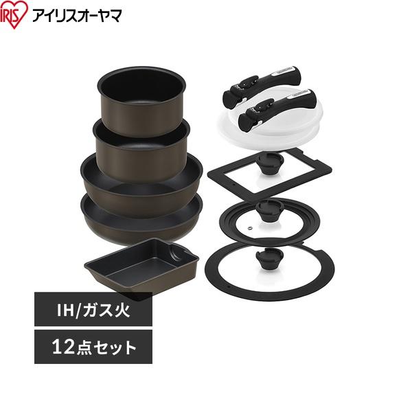 MEGI-12S アイリスオーヤマ ダイヤモンドコートパン マルチエッグパン入り12･･･