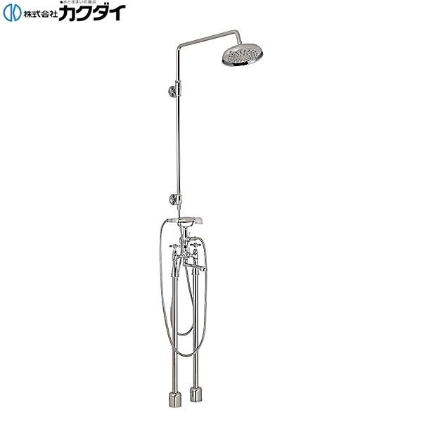 152-312 カクダイ KAKUDAI オーバーヘッドシャワー混合栓 送料無料