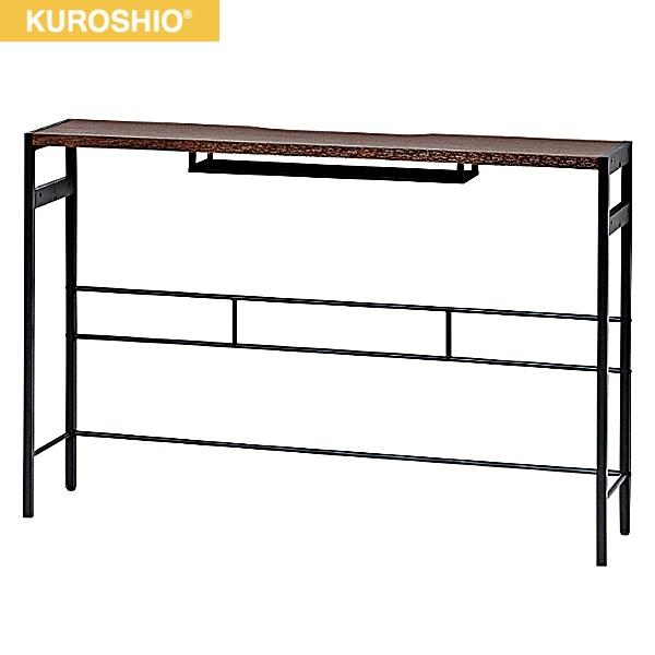 23416 クロシオ KUROSHIO デュアルモニターテーブル ダークブラウン 送料無料