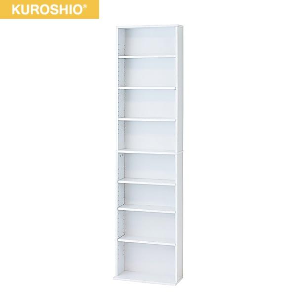39365 クロシオ KUROSHIO 文庫本棚W450 S ホワイト 送料無料
