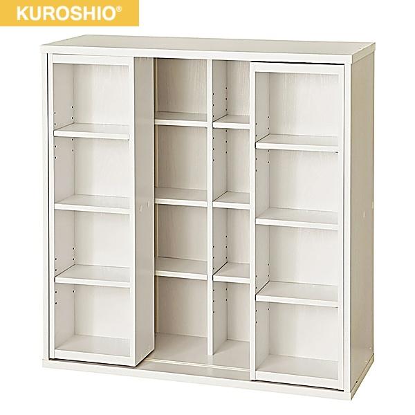 32233 クロシオ KUROSHIO 深型スライドシェルフ ホワイトオーク 送料無料