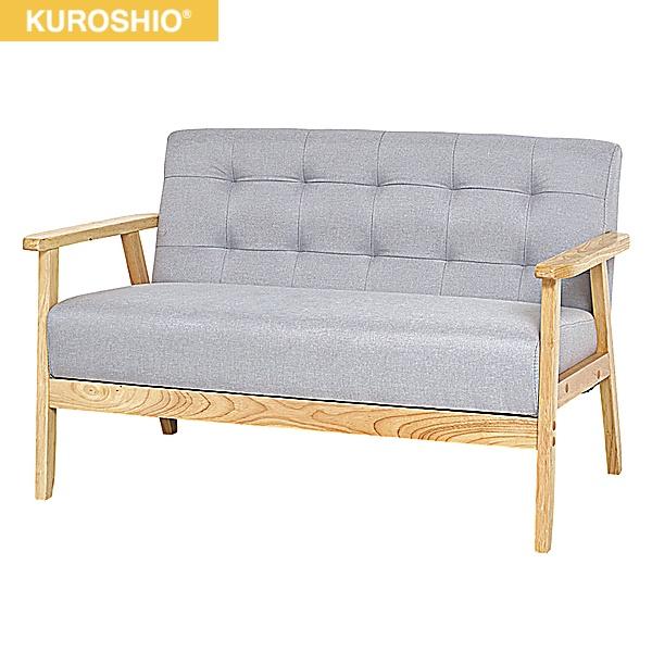 23247 クロシオ KUROSHIO 2Pソファ オスロ グレー 送料無料