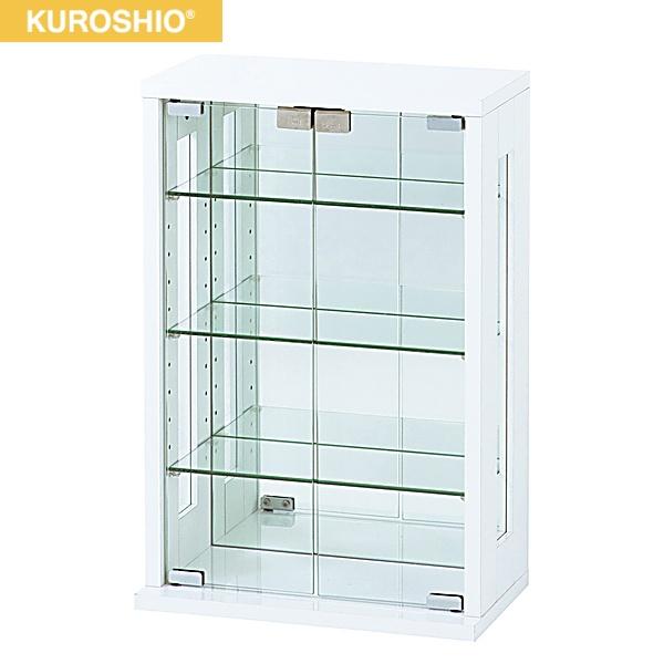 27060 クロシオ KUROSHIO 卓上コレクションケース 縦型 ホワイト 送料無料