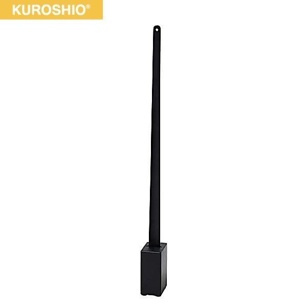 23569 クロシオ KUROSHIO Bamboo スタンド付 靴べら ブラック 送料無料