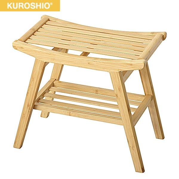 23557 クロシオ KUROSHIO Bamboo スツール ナチュラル 送料無料