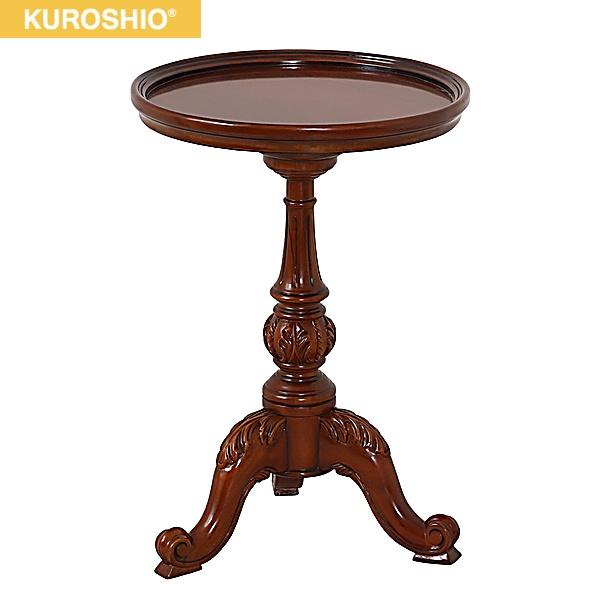 62211 クロシオ KUROSHIO ヴァーサ ラウンドテーブル ブラウン 送料無料