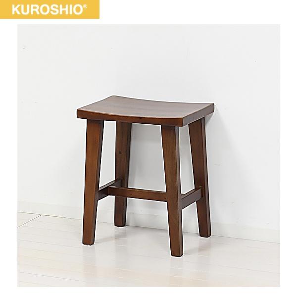 61922 クロシオ KUROSHIO ウッドスツール ブラウン 送料無料