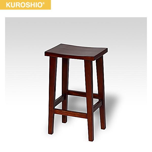 61928 クロシオ KUROSHIO ウッドスツール ハイ ブラウン 送料無料