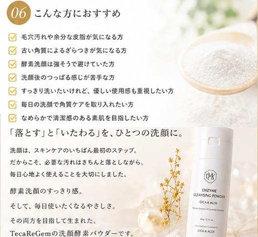 【ブランド直営・正規販売店】TecaReGem テカリジェム 洗顔酵素パウダー 60g 酵素洗顔 洗顔パウダー 毛穴汚れ 角質ケア CICA アロエ パウダー洗顔 毛穴ケア フェイスウォッシュ すっきり洗浄 つるんとなめらか肌 韓国コスメ スキンケア 毎日 商品画像6：JYPSPEED PLUS