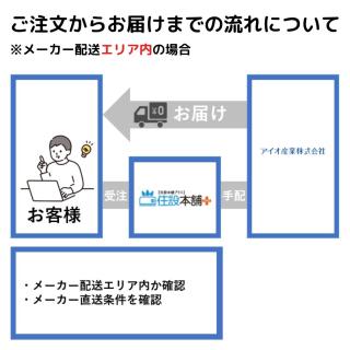 アイオ産業 吊戸棚 KLH-600 標準鏡面扉 スノーホワイト 600mm × D362mm