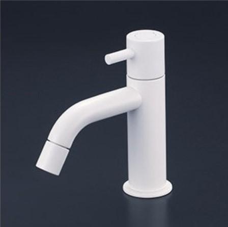 KVK 水栓金具  LFK612X-M4 立水栓13（泡沫）（マットホワイト）洗面用 商品画像1：住設本舗 PLUS