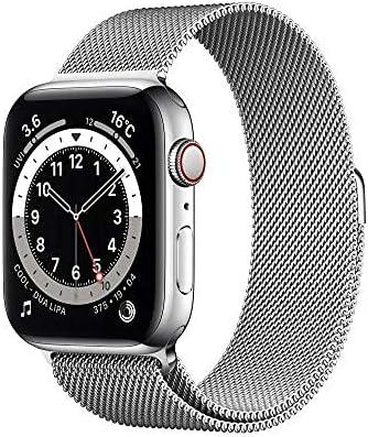 Apple Watch Series 6 GPS+Cellularモデル 44mm M09E3J/A [シルバーミラネーゼループ] 商品画像5：家電専門店