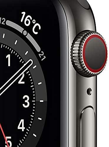 Apple Watch Series 6 GPS+Cellularモデル 40mm M06X3J/A [グラファイトステンレススチールケース/ブラックスポーツバンド] 商品画像3：家電専門店