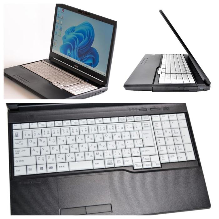 富士通 ノートパソコン LifeBook A7511 15.6型 HD Windows11 Microsoft Office 2019 搭載 第11世代 CPU core i3 メモリ 8GB SSD 256GB DVD光学ドライブ  商品画像4：家電専門店