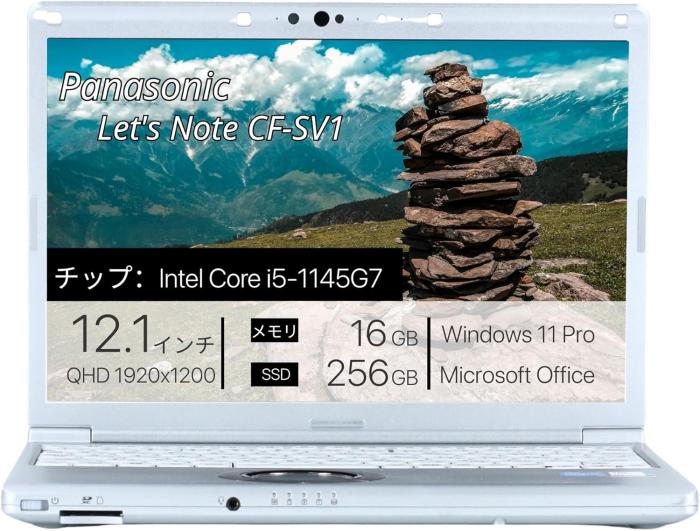 Panasonic Let`s note CF-SV1 12.1インチ WUXGA/win11&office 2019 搭載/第11･･･