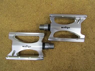 WELLGO ウェルゴ LU-C16 アルミCNCペダル [シルバー] 商品画像1：カンザキバイク