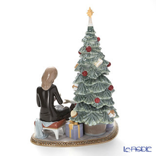 リヤドロ ふたりのクリスマス クリスマスツリー 台座付の通販なら ブランド洋食器専門店 ル ノーブル Kaago カーゴ