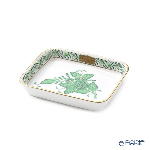 HEREND アボニーグリーンアイスシェルディッシュ希少品