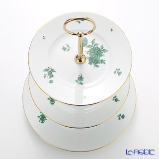 アウガルテン Augarten マリアテレジア 5098 3段ケーキプレート 33cm 001 の通販なら ブランド洋食器専門店 ル ノーブル Kaago カーゴ